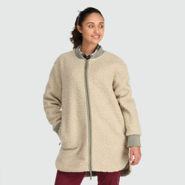 Outdoor Research Abrigo De Lana Sherpa Juneau Para Mujer Niebla Especial