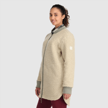 Outdoor Research Abrigo De Lana Sherpa Juneau Para Mujer Niebla Especial