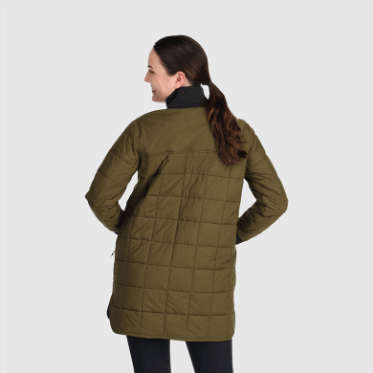 Outdoor Research Parka Reversible De Mujer Shadow Loden/black Special