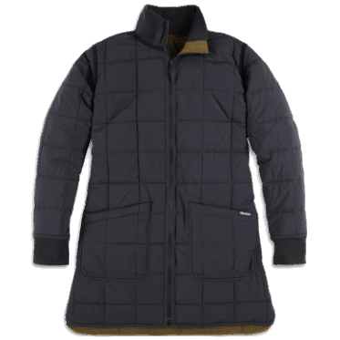 Outdoor Research Parka Reversible De Mujer Shadow Loden/negro