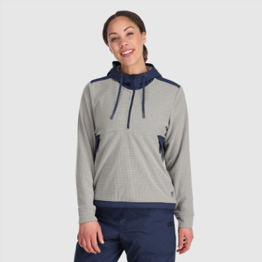 Outdoor Research Sudadera Con Capucha Para Mujer Trail Mix Ash/naval Blue
