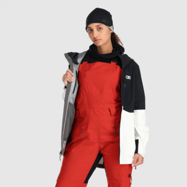 Chaqueta De Mujer Outdoor Research Hemispheres Ii Gore-tex® Negro/nieve