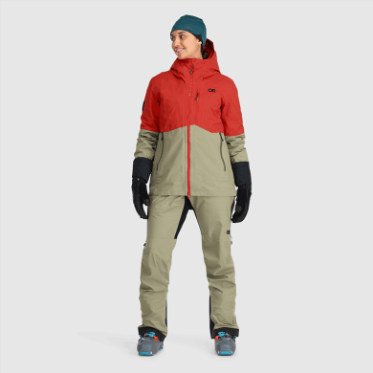 Chaqueta De Mujer Outdoor Research Hemispheres Ii Gore-tex® Cranberry/flint