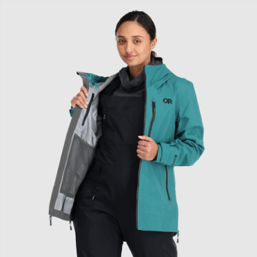 Chaqueta De Mujer Hemispheres Ii Gore-tex® De Investigación Al Aire Libre Lago Profundo