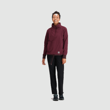 Jersey Con Cremallera De Un Cuarto De Trail Mix Para Mujer De Outdoor Research Kalamata