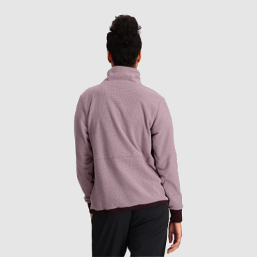 Outdoor Research - Jersey Con Cierre De Cuarto De Mezcla De Frutos Secos Para Mujer, Polilla