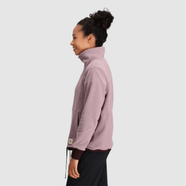 Outdoor Research - Jersey Con Cierre De Cuarto De Mezcla De Frutos Secos Para Mujer, Polilla