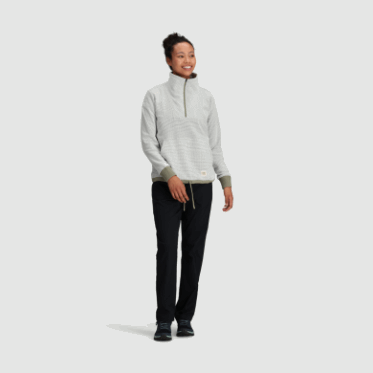 Outdoor Research Jersey Con Cremallera De Un Cuarto De Mezcla De Frutos Secos Para Mujer Snow