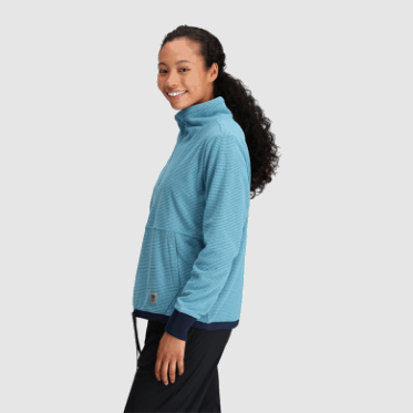 Outdoor Research Jersey Mineral Con Cremallera De Un Cuarto De Mezcla De Frutos Secos Para Mujer