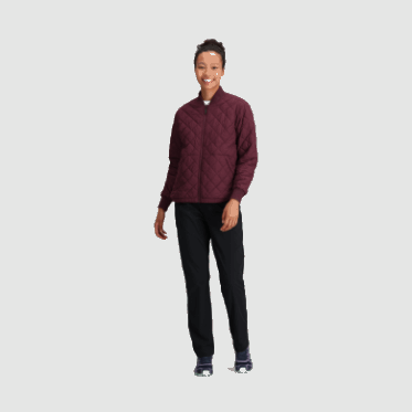 Outdoor Research Bomber Reversible De Mujer Shadow Kalamata/moth