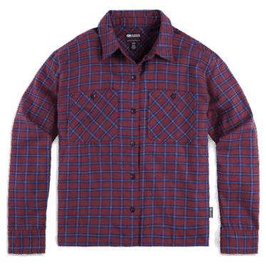 Camisa De Franela De Retroalimentación Para Mujeres De Investigación Al Aire Libre A Cuadros Kalamata Claros