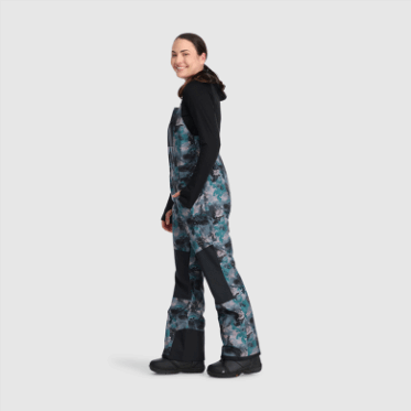 Baberos De Mujer Snowcrew De Investigación Al Aire Libre Nimbus Acuarela/negro