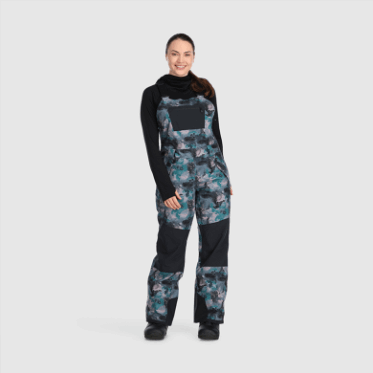 Baberos De Mujer Snowcrew De Investigación Al Aire Libre Nimbus Acuarela/negro