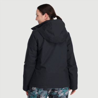 Outdoor Research Chaqueta De Mujer Snowcrew Juerguista Negra