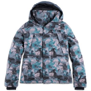 Chaqueta De Juerguista De Snowcrew Para Mujer De Investigación Al Aire Libre Nimbus Acuarela