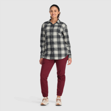 Camisa De Franela Kulshan Para Mujer De Investigación Al Aire Libre A Cuadros Arena