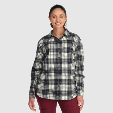 Camisa De Franela Kulshan Para Mujer De Investigación Al Aire Libre A Cuadros Arena