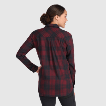 Camisa De Franela Kulshan Para Mujer De Investigación Al Aire Libre A Cuadros Kalamata