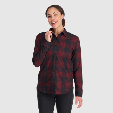 Camisa De Franela Kulshan Para Mujer De Investigación Al Aire Libre A Cuadros Kalamata