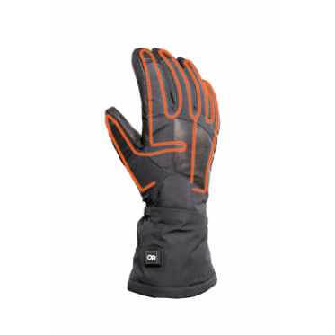 Guantes De Gore-tex Calefaccionados Para Investigación Al Aire Libre, Negros