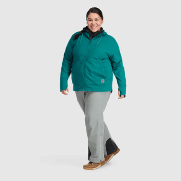 Sudadera Con Capucha De Mezcla De Senderos Para Mujer De Investigación Al Aire Libre Lago Profundo