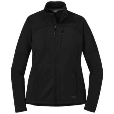 Outdoor Research Vigor Mujer Cremallera Completa Sudadera Con Capucha-plus Negro