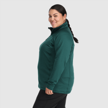 Investigación Al Aire Libre Vigor De Las Mujeres Medio Zip-plus Treeline