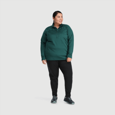 Investigación Al Aire Libre Vigor De Las Mujeres Medio Zip-plus Treeline