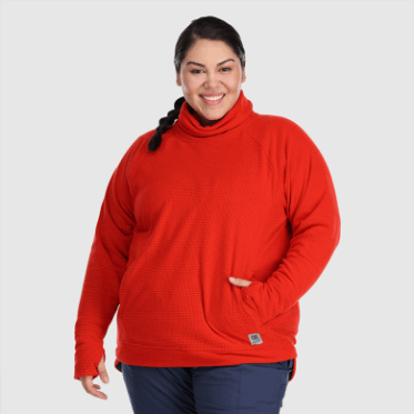 Outdoor Research Jersey Con Capucha Y Mezcla De Frutos Secos Para Mujer, Arándano Rojo