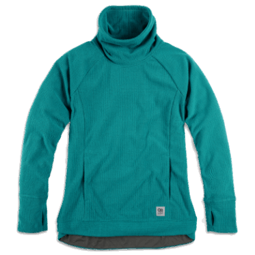 Outdoor Research Jersey Con Capucha De Mezcla De Senderos Para Mujer-plus Lago Profundo