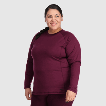Outdoor Research Mujer Alpine Onset Merino 150 Crew-plus Kalamata