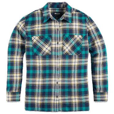 Camisa De Franela De Retroalimentación Para Mujeres De Investigación Al Aire Libre-más Cuadros De Lago Profundo
