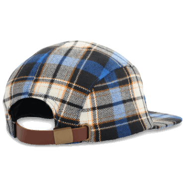 Gorra De Franela De Retroalimentación De Investigación Al Aire Libre A Cuadros Azul Clásico