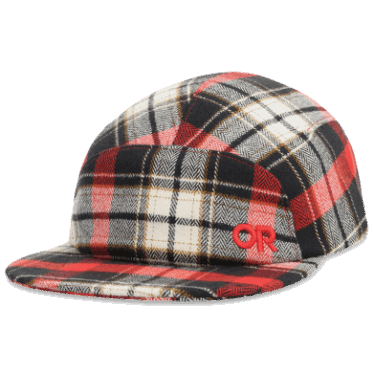 Gorra De Franela De Retroalimentación De Investigación Al Aire Libre A Cuadros De Arándano