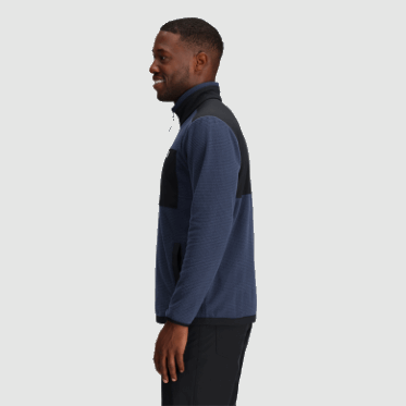 Outdoor Research Jersey Con Cremallera De Un Cuarto De Mezcla De Frutos Secos Para Hombre Azul Marino
