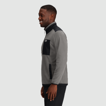 Outdoor Research Jersey De Peltre Con Cremallera De Un Cuarto De Trail Mix Para Hombre