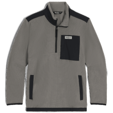 Outdoor Research Jersey De Peltre Con Cremallera De Un Cuarto De Trail Mix Para Hombre