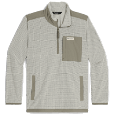 Outdoor Research Jersey De Mezcla De Senderos Para Hombre Con Un Cuarto De Cremallera Arena