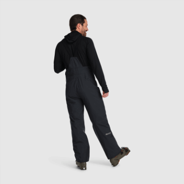 Baberos De Snowcrew Para Hombre De Investigación Al Aire Libre Negro