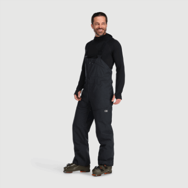 Baberos De Snowcrew Para Hombre De Investigación Al Aire Libre Negro