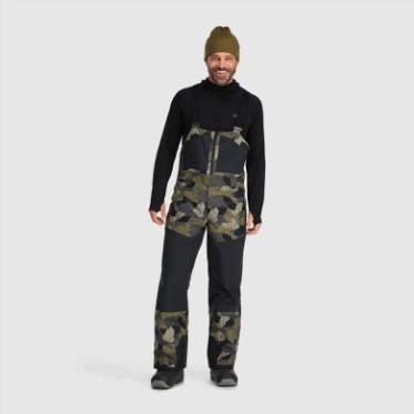 Baberos Para Hombre Snowcrew De Outdoor Research Loden Camo/black