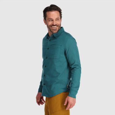 Camisa De Franela Kulshan Para Hombre De Investigación Al Aire Libre Lago Profundo