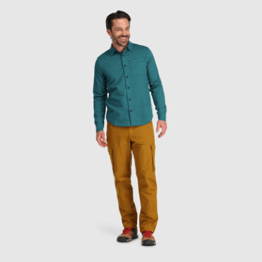 Camisa De Franela Kulshan Para Hombre De Investigación Al Aire Libre Lago Profundo
