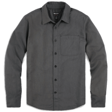 Camisa De Franela Kulshan Para Hombre De Investigación Al Aire Libre Peltre