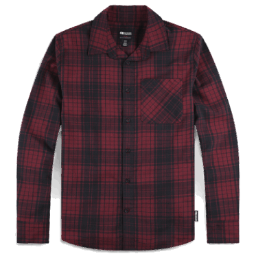 Camisa De Franela Kulshan Para Hombre De Investigación Al Aire Libre A Cuadros Kalamata