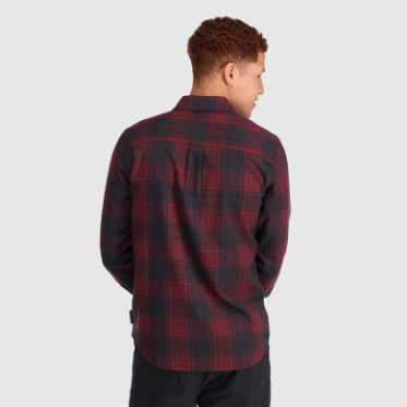 Camisa De Franela Kulshan Para Hombre De Investigación Al Aire Libre A Cuadros Kalamata