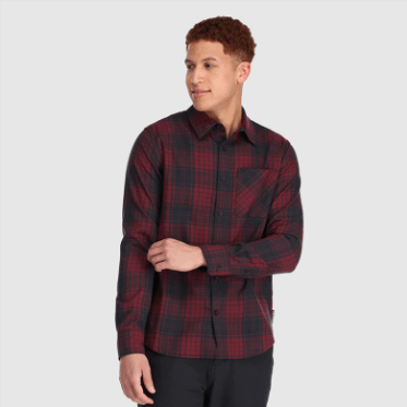 Camisa De Franela Kulshan Para Hombre De Investigación Al Aire Libre A Cuadros Kalamata