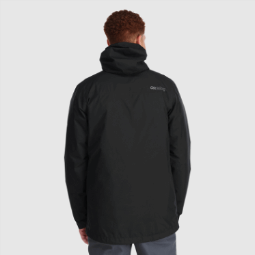 Outdoor Research Parka 3 En 1 Para Hombre Negra
