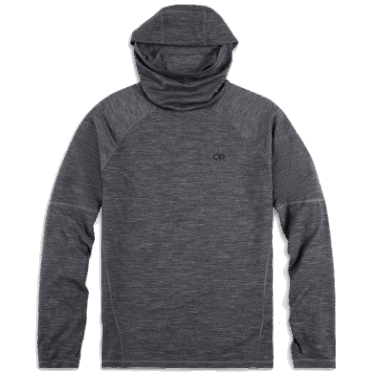 Outdoor Research Alpine Onset Merino 150 Sudadera Con Capucha Para Hombre Carbón Brezo