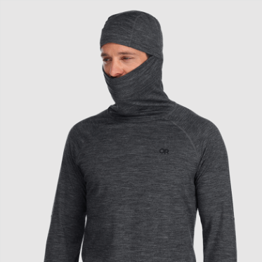 Outdoor Research Alpine Onset Merino 150 Sudadera Con Capucha Para Hombre Carbón Brezo